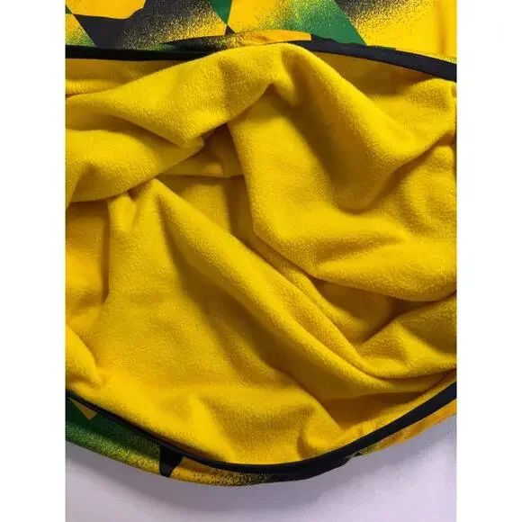 Arsenal Adidas Jamaica 2022 2023 Pre-Match Fleece Lined Jersey Large - Picture 4 of 6